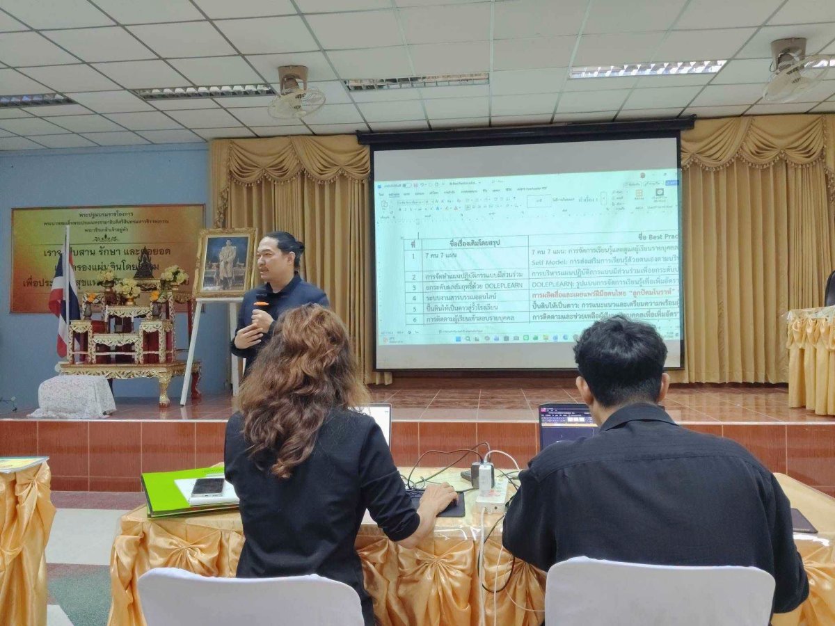 โครงการพัฒนาศักยภาพบุคลากรในการจัดทำแนวปฏิบัติที่เป็นเลิศ (Best Practice) และการประยุกต์ใช้ AI เพื่อพัฒนาผลงานวิชาการ