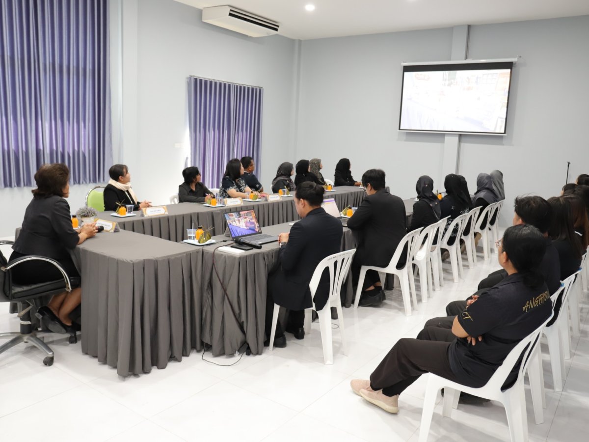 แลกเปลี่ยนเรียนรู้กับคณะศึกษาดูงานจาก สกร.ระดับอำเภอควนโดน จังหวัดสตูล