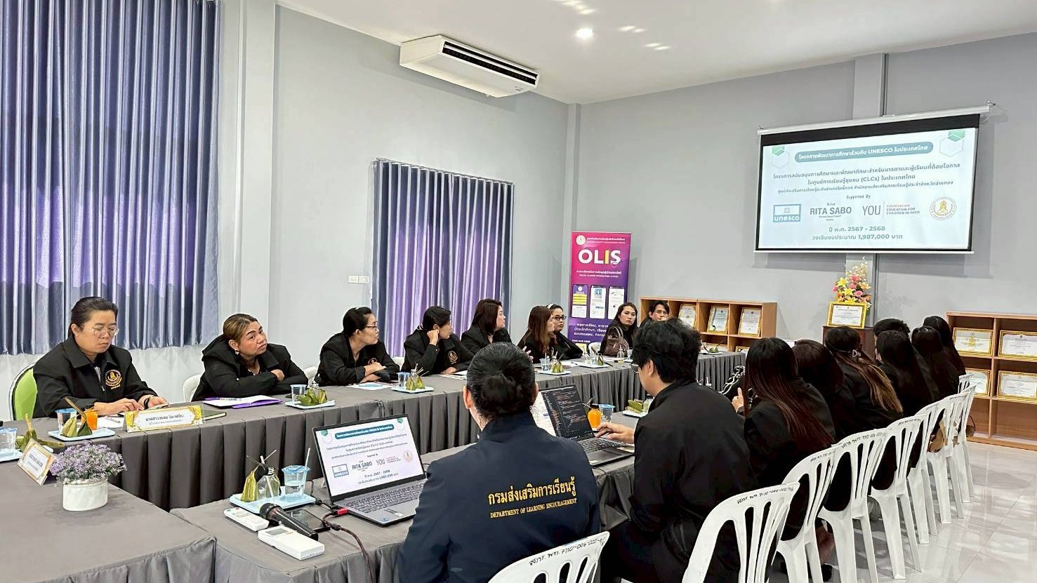 แลกเปลี่ยนเรียนรู้กับคณะศึกษาดูงานจาก สกร.ระดับอำเภอโกรกพระ จังหวัดนครสวรรค์