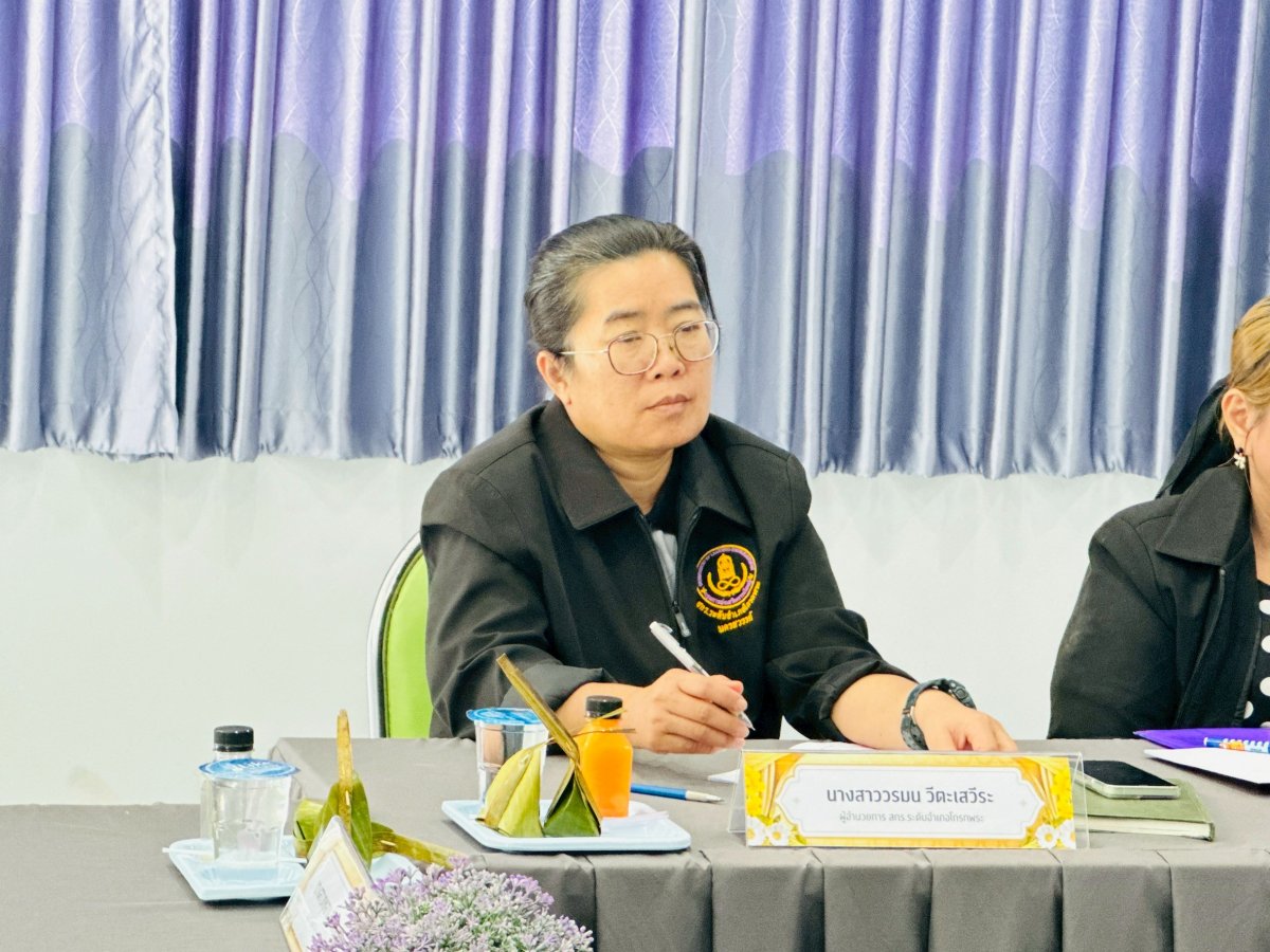 แลกเปลี่ยนเรียนรู้กับคณะศึกษาดูงานจาก สกร.ระดับอำเภอโกรกพระ จังหวัดนครสวรรค์