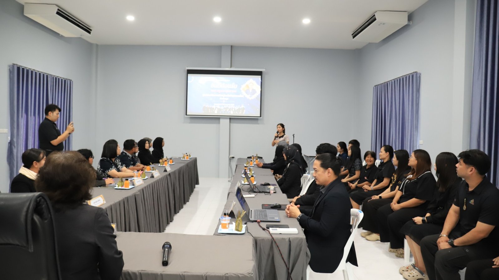แลกเปลี่ยนเรียนรู้กับคณะศึกษาดูงานจาก สกร.ระดับอำเภอควนโดน จังหวัดสตูล