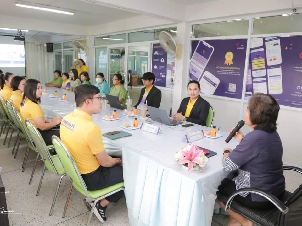 แลกเปลี่ยนเรียนรู้กับคณะศึกษาดูงานจาก สกร.ระดับอำเภอทุ่งช้าง จังหวัดน่าน