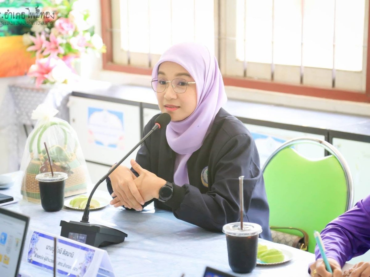 แลกเปลี่ยนเรียนรู้กับคณะศึกษาดูงานจาก สกร.อำเภอบาเจาะ จังหวัดนราธิวาส