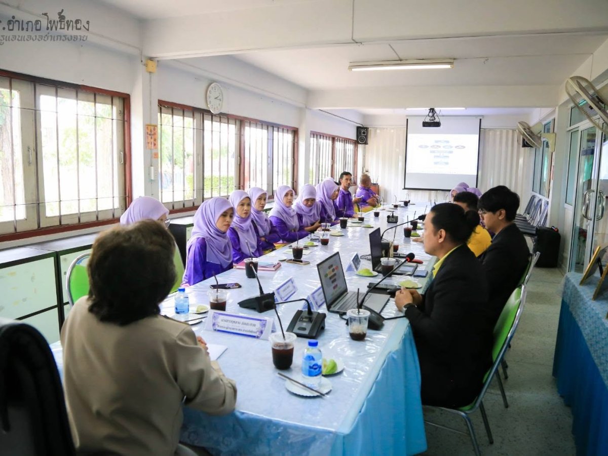 แลกเปลี่ยนเรียนรู้กับคณะศึกษาดูงานจาก สกร.อำเภอบาเจาะ จังหวัดนราธิวาส